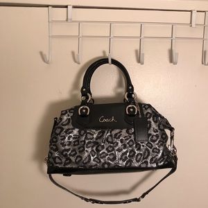 COACH leopard purse
